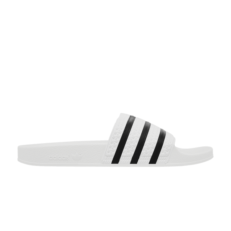 adidas Adilette White Core Black White