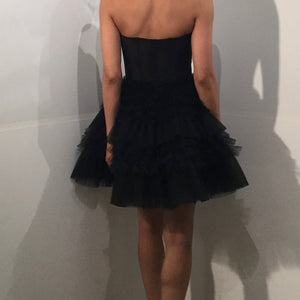 Lace Short Strapless A-line Dress by Jovani 40580