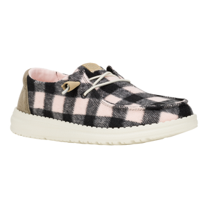 Wendy Buffalo Plaid - Pale Pink/Black