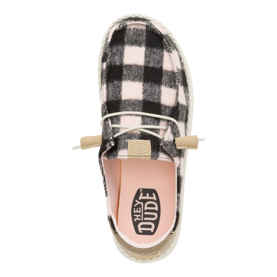 Wendy Buffalo Plaid - Pale Pink/Black