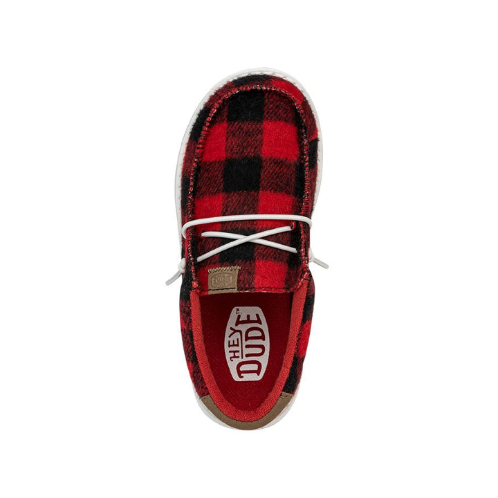 Wally Youth Buffalo Plaid - Red and Black Plaid