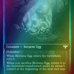 Biolume Egg // Biolume Serpent [316] [Innistrad: Double Feature] [Foil]