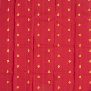 Crimson Handloom Kanchipuram Silk Saree With Beldari Stripes