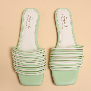 Bud Green Strips Flats