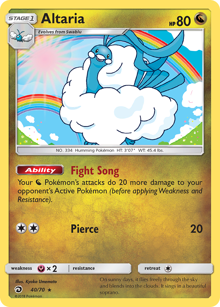 Altaria - 40/70 - Rare Holo