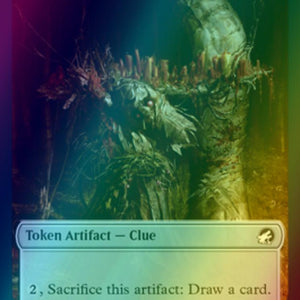Bird Token (03) // Clue Token (16) [Innistrad: Midnight Hunt: Tokens] [Foil]
