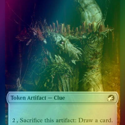 Bird Token (03) // Clue Token (16) [Innistrad: Midnight Hunt: Tokens] [Foil]
