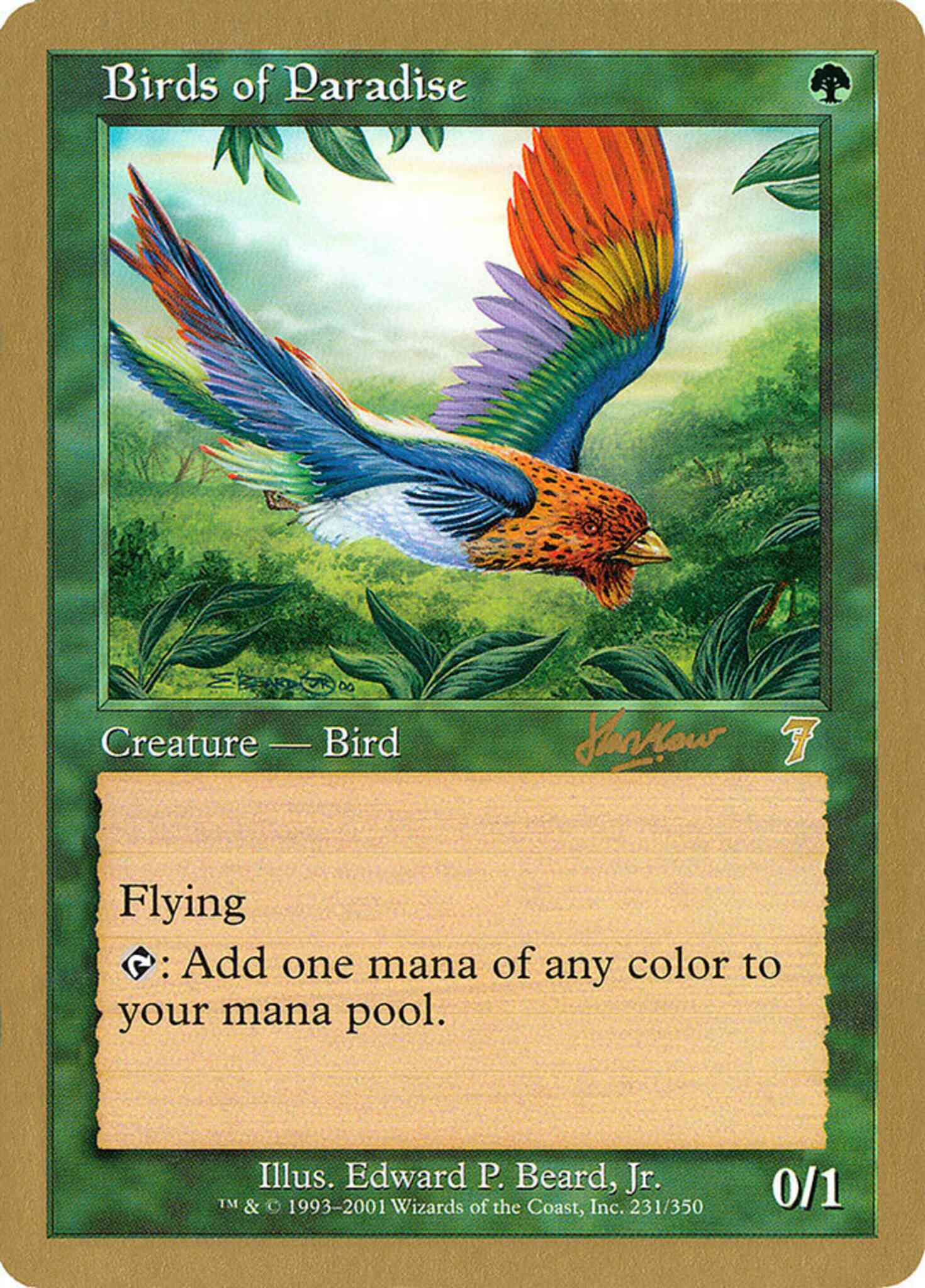 Birds of Paradise [shh231] [Sim Han How] [World Championship Decks 2002] [Non-Foil]