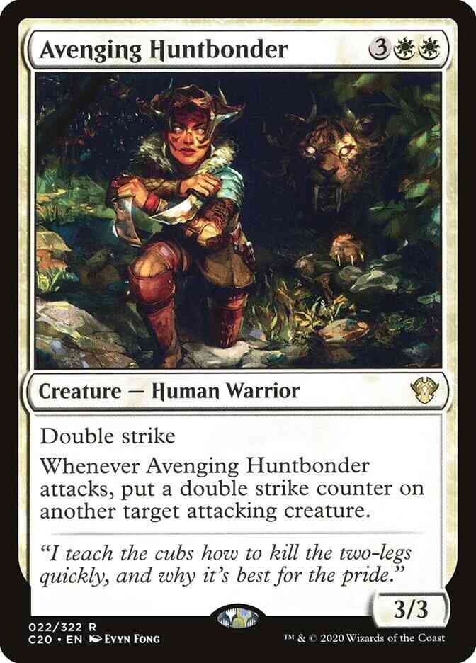Avenging Huntbonder [22] [Commander 2020] [Non-Foil]