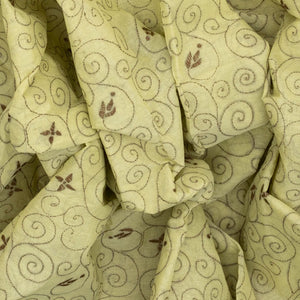 Cream Bengal Cotton Saree With Embroidered Floral Motifs