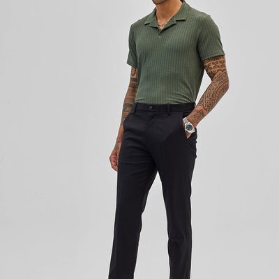 Black Slim Fit Trousers