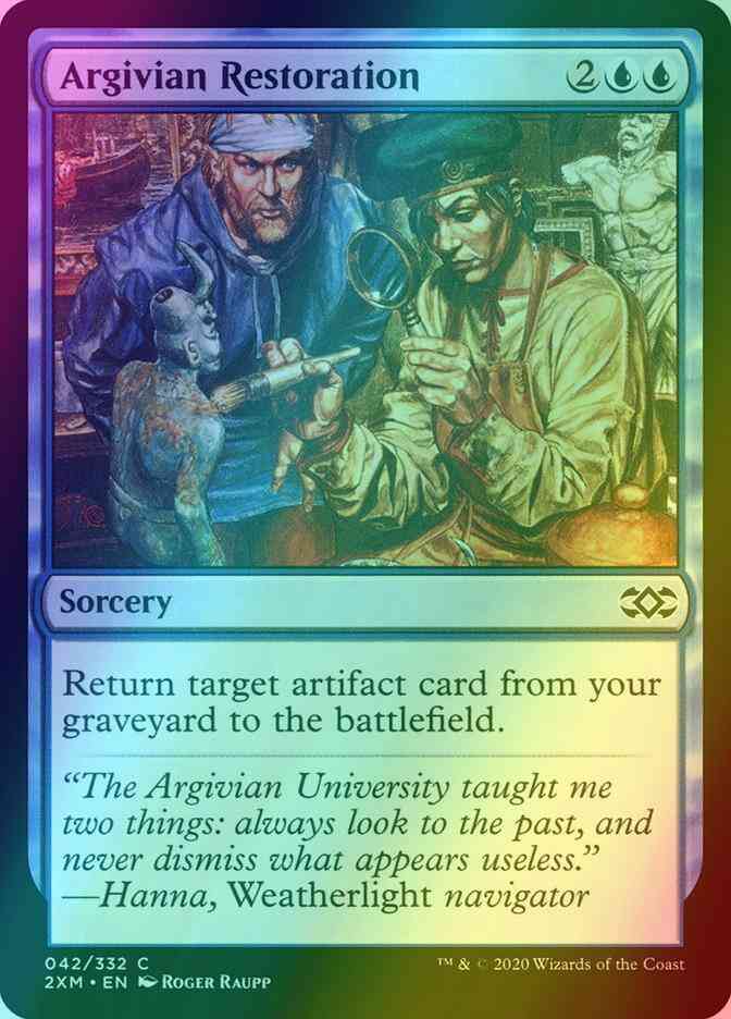 Argivian Restoration [42] [Double Masters] [Foil]