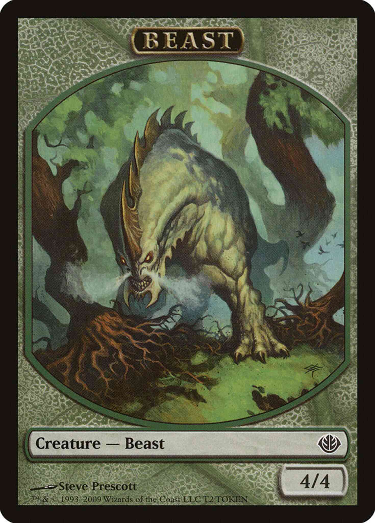 Beast Token [02] [Duel Decks: Garruk vs. Liliana Tokens] [Non-Foil]