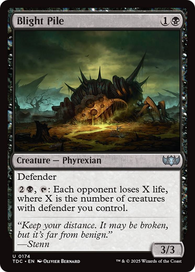 Blight Pile [174] [Tarkir: Dragonstorm: Commander] [Non-Foil]