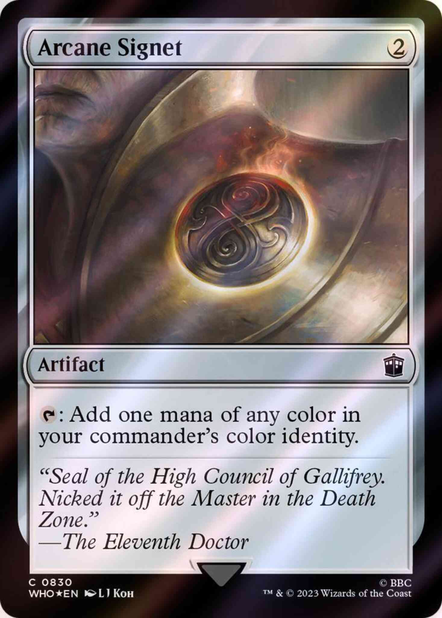 Arcane Signet [830] [Universes Beyond: Doctor Who] [Surge Foil]