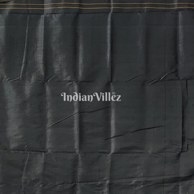 Black Border Pasapali Odisha Ikat Contemporary Silk Saree
