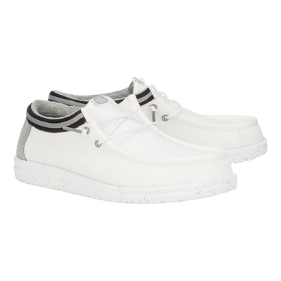 Wally Varsity Jersey - White Grey