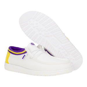 Wally Varsity Jersey - White Yellow