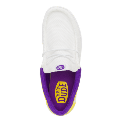 Wally Varsity Jersey - White Yellow