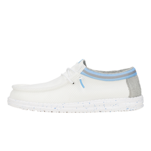 Wally Varsity Jersey - White Blue