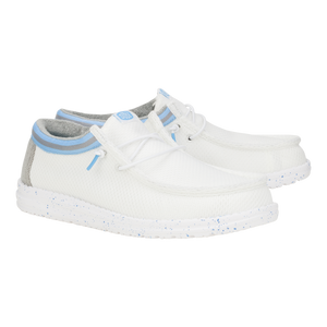 Wally Varsity Jersey - White Blue