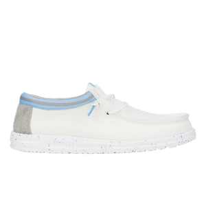 Wally Varsity Jersey - White Blue