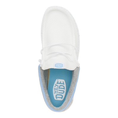 Wally Varsity Jersey - White Blue