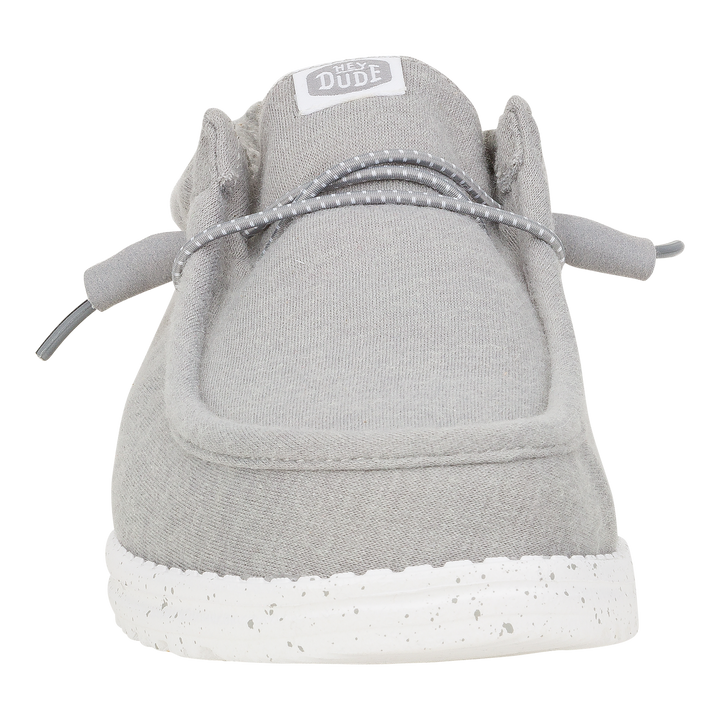 Wally Warmth Knit - Light Grey/White