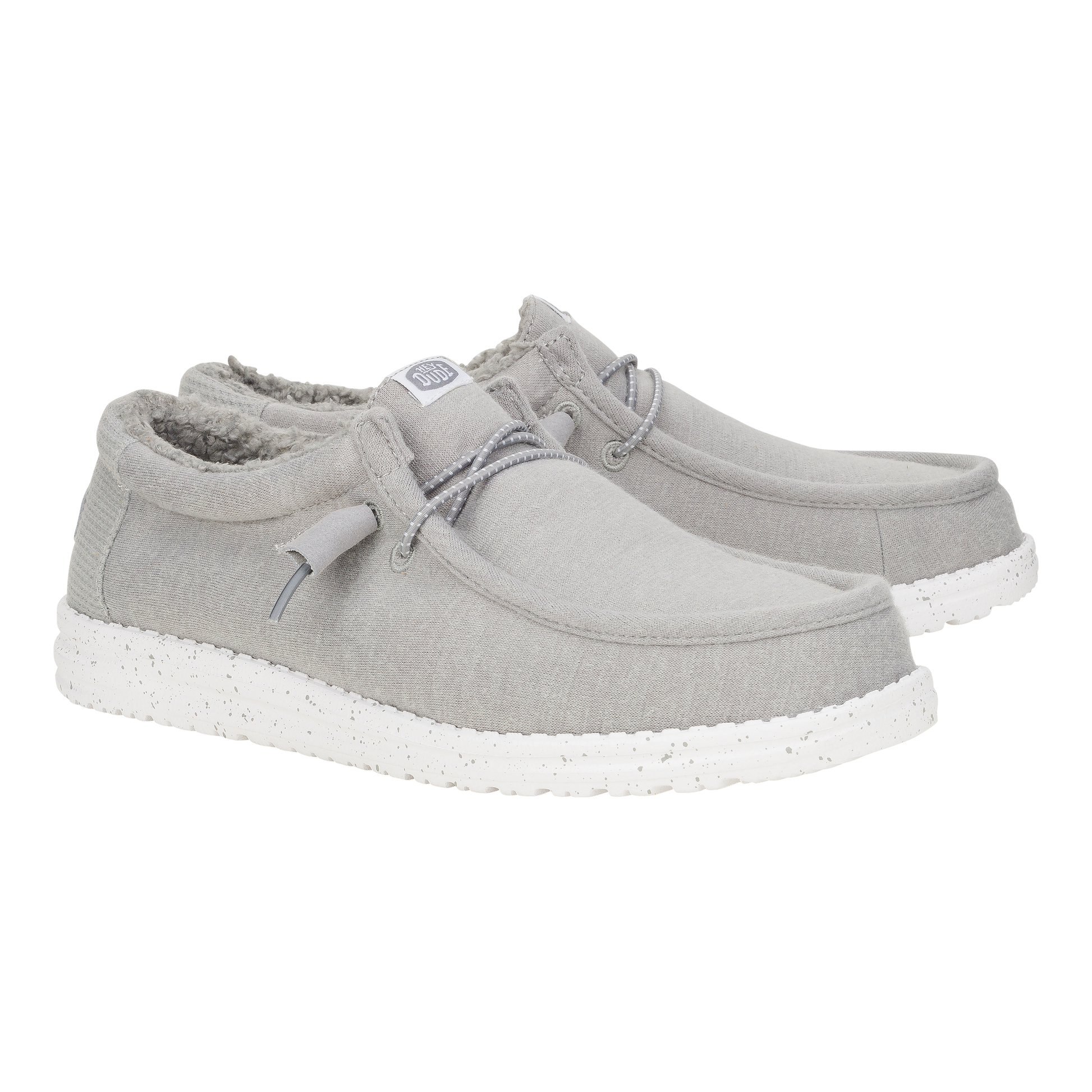 Wally Warmth Knit - Light Grey/White