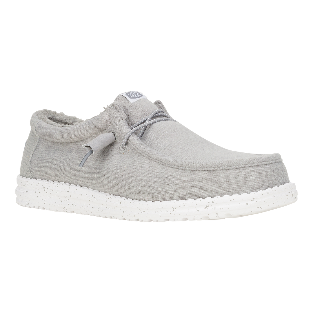 Wally Warmth Knit - Light Grey/White