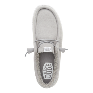 Wally Warmth Knit - Light Grey/White