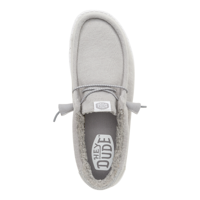 Wally Warmth Knit - Light Grey/White