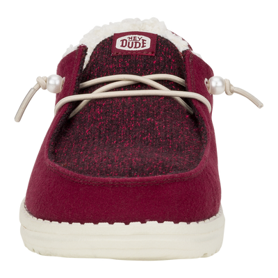 Wendy Brushed Cozy - Crimson