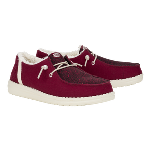 Wendy Brushed Cozy - Crimson