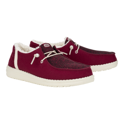 Wendy Brushed Cozy - Crimson