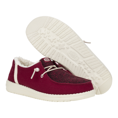Wendy Brushed Cozy - Crimson