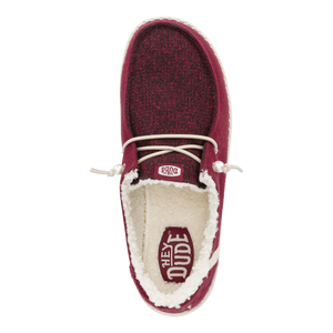 Wendy Brushed Cozy - Crimson