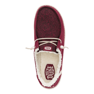 Wendy Brushed Cozy - Crimson