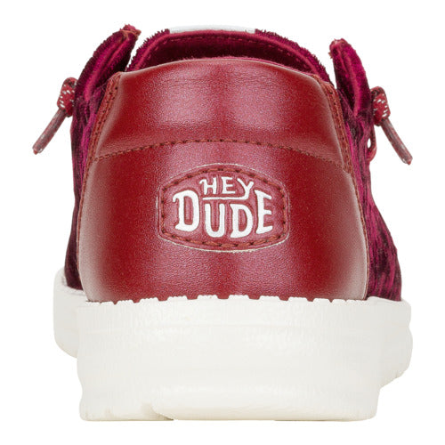 Wendy Crushed Velvet - Burgundy