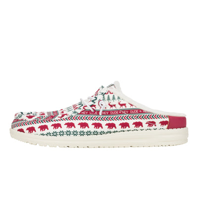 Wally Slip Holiday Cheers - Holiday White/Red