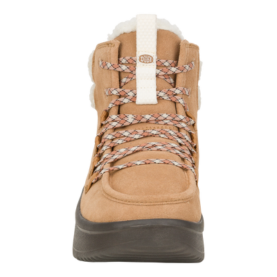 Wendy Peak Apres Suede Cozy - Chestnut/Black