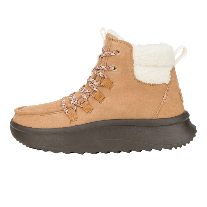 Wendy Peak Apres Suede Cozy - Chestnut/Black