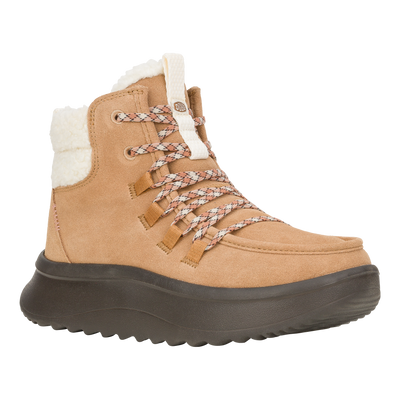 Wendy Peak Apres Suede Cozy - Chestnut/Black