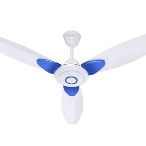 Candes IOT Florence 1200mm/48Inch High Speed Decorative 5 Star Rated Ceiling Fan 405 RPM With 2 Yrs Warranty (Smart IOT With Remote) (White Blue)