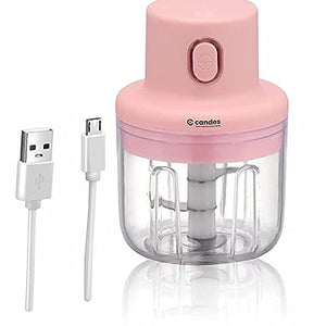 Candes Photon Electric Mini Chopper with USB | Portable Small Food Processor for Garlic/Chili/Ginger/Onion