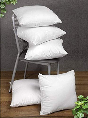 Kuber Industries Microfibre Cushion Filler Set of 2 Pieces (16"x16", White, CTKTC013954)