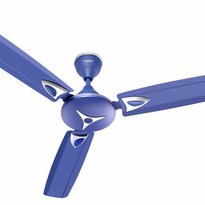 Candes Star 1200mm/48 inch High Speed Anti-dust Decorative 3 Star Rated Ceiling Fan 405 RPM with 2 Yrs Warranty (Silver Blue, Pack of 1)