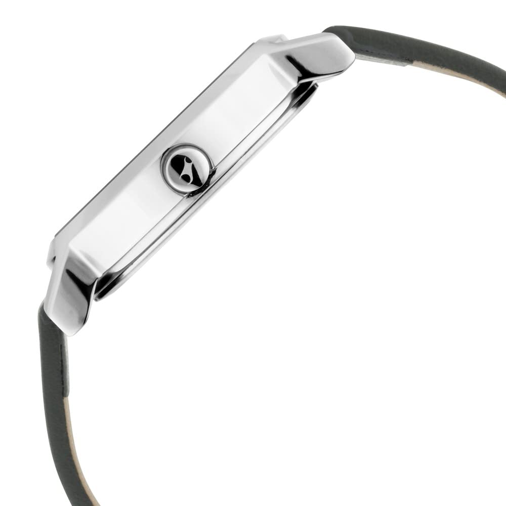 Bare Basics Silver Dial & Black Leather