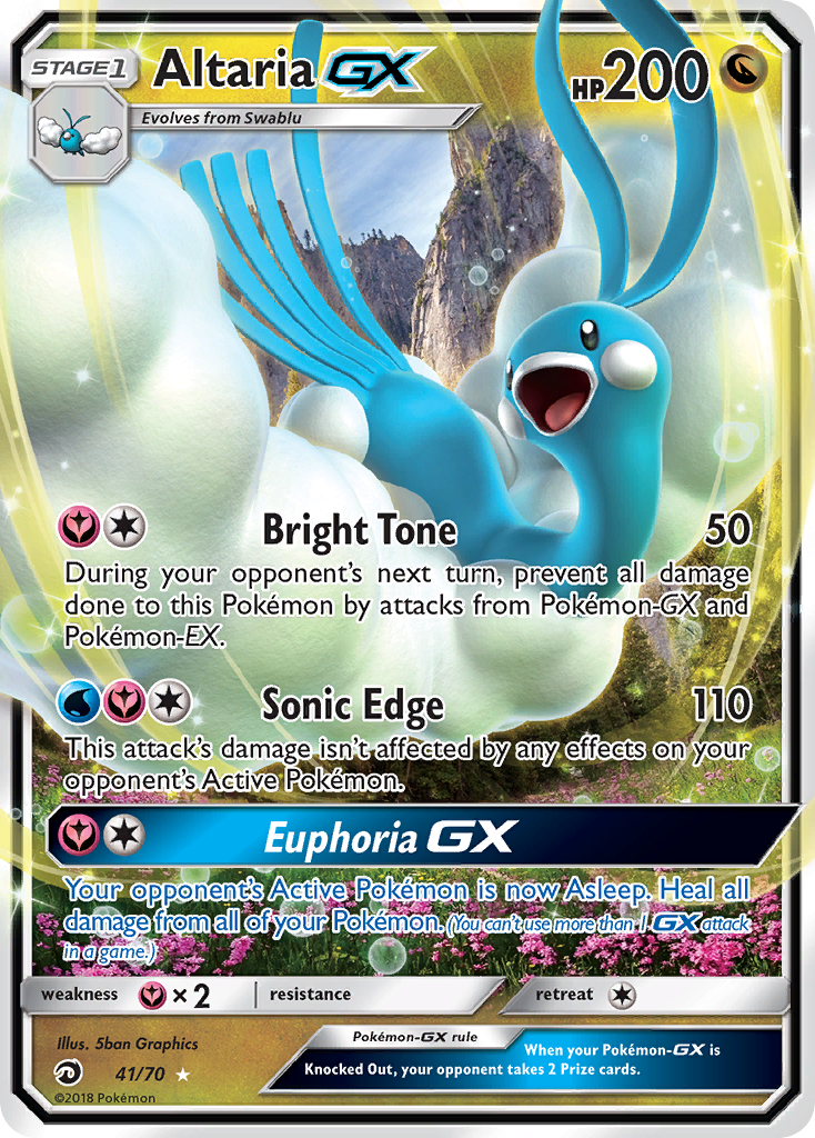 Altaria-GX - 41/70 - Rare Holo GX