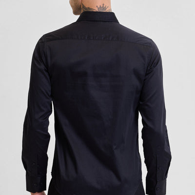 Black Embellished Shirt